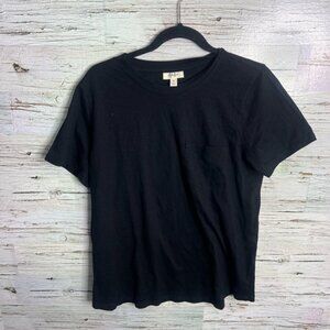 Style & Co Black Short Sleeve Tee shirt top size XL